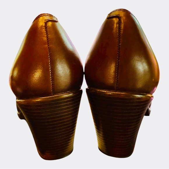 Dansko Brown Leather "Beth" Mules Clogs Shoes Size 37 EU or Size 7 US 7.5 - Picture 3 of 13